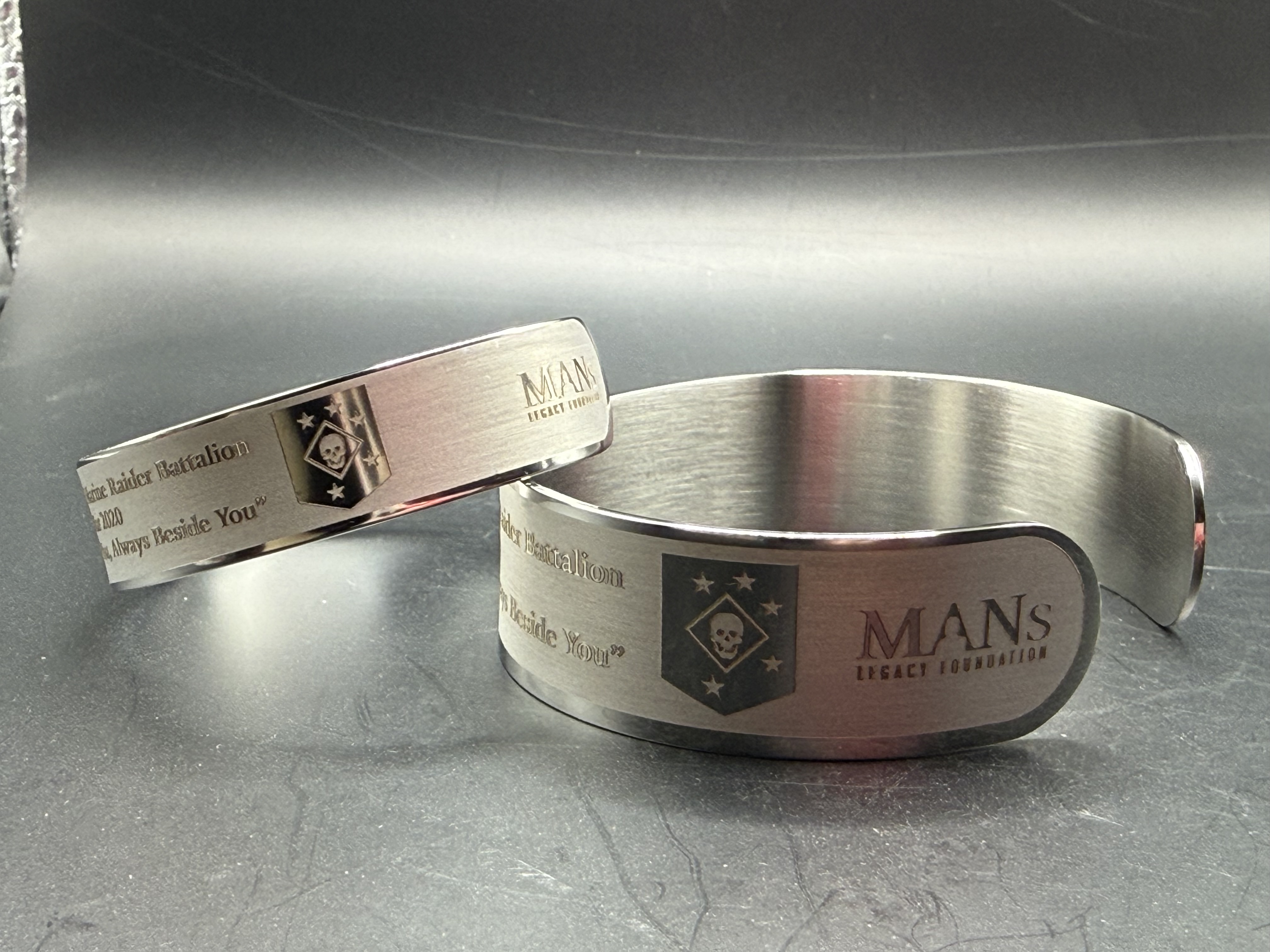 Memorial bracelet design for Maj. Moises A. Navas